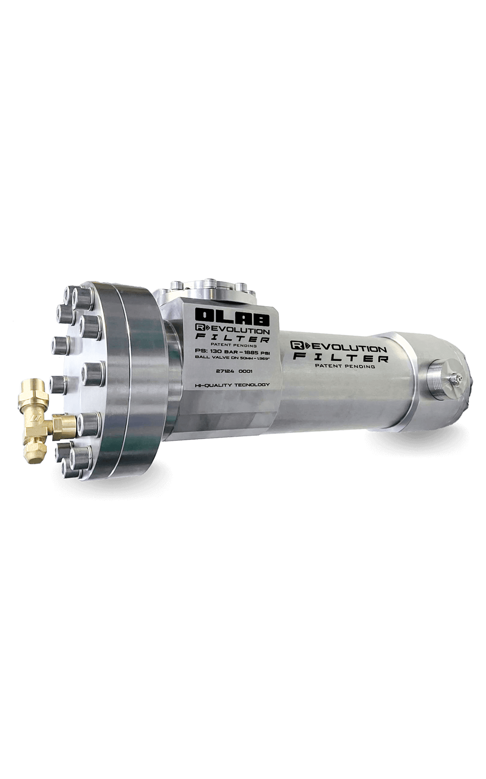 REVOLUTION FILTER WITH INTEGRATED REVOLUTION BALL VALVE (PATENT PENDING) K10098